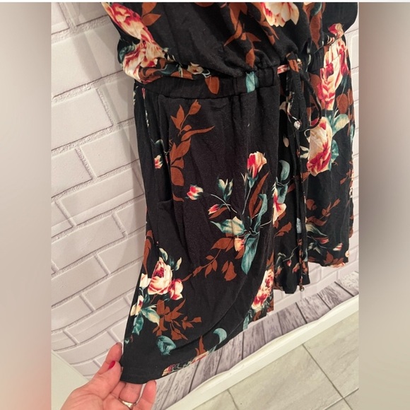 LAINAB Women's Casual Summer Short Sleeve Jumpsuits Rompers with Pockets/size L - Picture 9 of 13